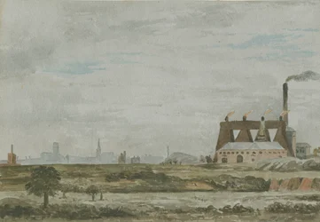 Wolverhampton - Vista Sud: acquerello, nd [c 1830]