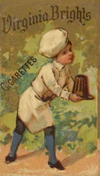 Dalla serie Ragazze e Bambini N64 promuovendo le sigarette Virginia Brights per Allen & Ginter