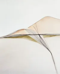 Paesaggio astratto e fluido