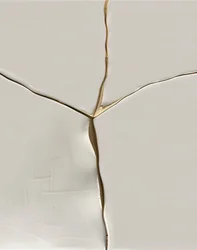 Elegante Kintsugi dorato