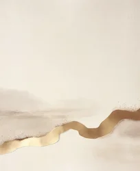 Paesaggio astratto dorato