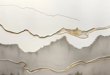 Paesaggio dorato a strati