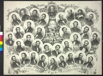 Tableau di scrittori ungheresi