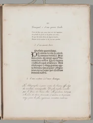 Arte della litografia: Stampa di lettere, lastra XV