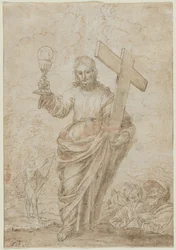 Cristo che Tiene un Calice e una Croce, 1666