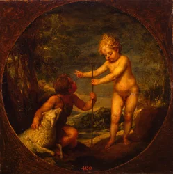 Cristo e Giovanni Battista da bambini, ca. 1665