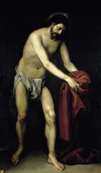 Cristo che raccoglie le vesti