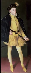 Don Carlos (1545-68), figlio di Re Filippo II di Spagna (1556-98) e Maria del Portogallo