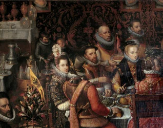 Il banchetto dei monarchi della Casa d