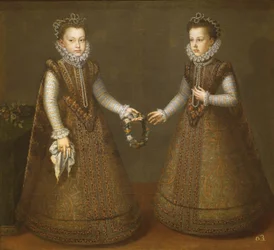 Le neonate Isabel Clara Eugenia e Catalina Micaela