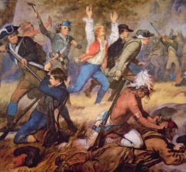Il Massacro della Valle di Wyoming nel luglio 1778 (dettaglio)