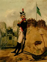 Alexander Hamilton (1757-1804) in uniforme dell