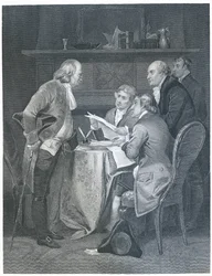 Redazione della Dichiarazione di Indipendenza nel 1776, 1859