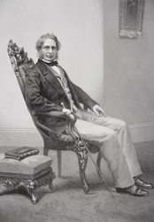 Ritratto di Henry Wadsworth Longfellow (1807-82)