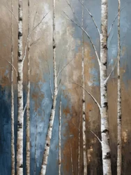 Foresta di betulle (astratto)