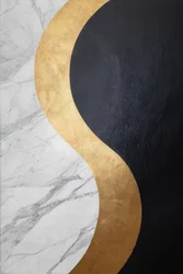 Curva in marmo Black Gold