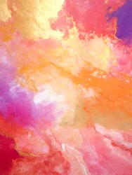 Flusso astratto rosa dorato
