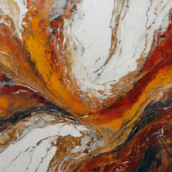 Flusso di marmo fuso