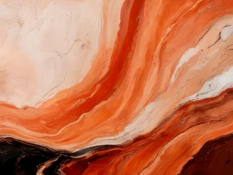 Astratto fluido in terracotta