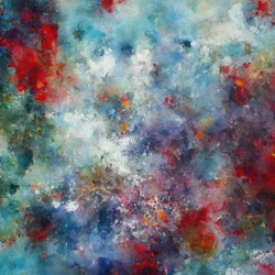 Esplosione astratta dai colori vivaci