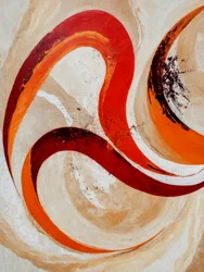 Vortici astratti dai colori vivaci