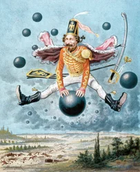 Le sorprendenti avventure del barone di Munchausen, illustrazione di Alphonse Adolphe Bichard (1879)