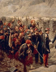 Maresciallo Patrice MacMahon con i Zuavi a Malakoff