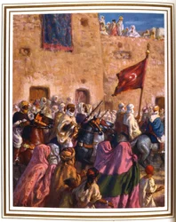 La partenza per El Djihad o la Guerra Santa, 1918