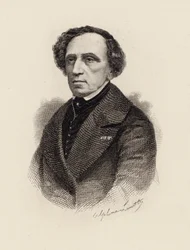 Ritratto del compositore Giacomo Meyerbeer 1791-1864, 1875