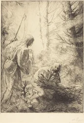 La morte e il boscaiolo, 2ª tavola