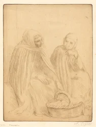 Venditrici di uova, 1ª tavola