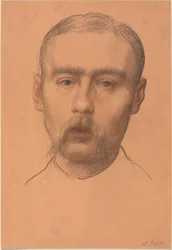 Testa di un uomo (Possibile ritratto del professor E.D. Adams)