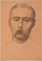 Testa di uomo  (Possibile ritratto del professor E.D. Adams)