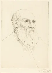 Testa di un vecchio (studio di testa)
