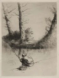 Il pescatore con la lenza