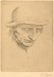 Contadino con cappello rotondo