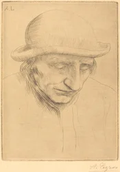 Contadino con cappello rotondo
