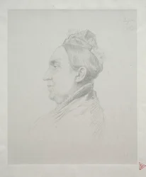 Ritratto di Madame Kemp di Profilo, 2° Piatto
