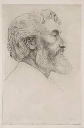 Ritratto di Sir Frederick Leighton Prima lastra