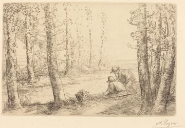 Riposo sulle rive del fiume (Repos au bord de la rivière)