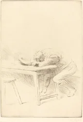 Siesta di un operaio