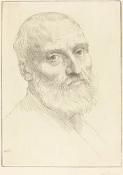 Studio per testa di uomo