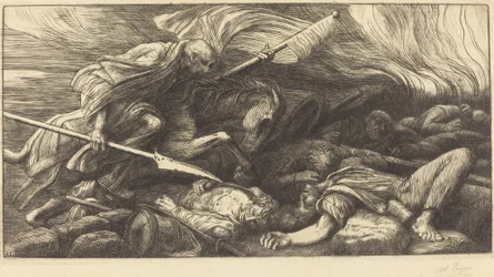 Il trionfo della morte: Dopo la battaglia
