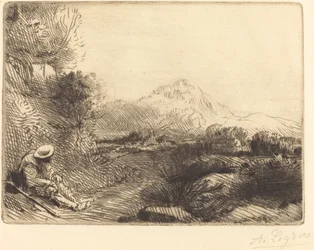 Viaggiatore che riposa