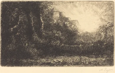 Veduta di un castello (Chateau de Poillet)