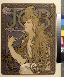 Pubblicità per la carta velina "Job"