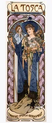 Poster di Alfonse Mucha (1860-1939) per l