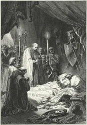 La morte del re Luigi IX di Francia