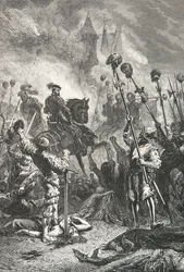 Massacro dei vodesi nel Luberon nel 1545 di Antoine Escalin des Almars (Incisione)