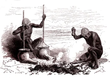 Fabbri nativi della tribù Latuka. Sudan del Sud